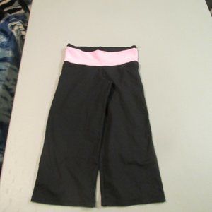Black So Danca Dance Capris Size Large